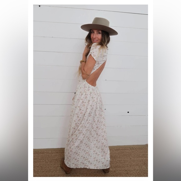 Jen’s Pirate Booty French Stripe Navi Maxi Dress - Picture 2 of 6